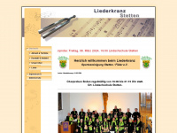 liederkranz-stetten.de Webseite Vorschau