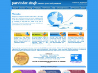 parvindersingh.com Webseite Vorschau
