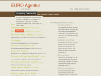 euro-agentur.de Webseite Vorschau