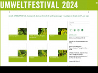 umweltfestival.de Webseite Vorschau