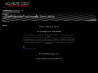 ground-zero-audio.com Webseite Vorschau