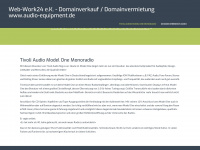audio-equipment.de Webseite Vorschau