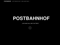 postbahnhof.de Webseite Vorschau
