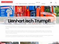 lienhart-transporte.ch Webseite Vorschau