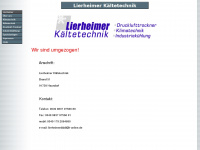 lierheimer-kaeltetechnik.de Webseite Vorschau