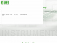 life-instruments.at Webseite Vorschau