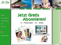 lifestyle-foryou.at Webseite Vorschau