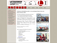 liftexpress.at Webseite Vorschau