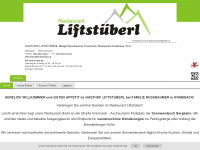 liftstueberl-kramsach.at Webseite Vorschau