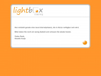 lightbox-coaching.com Webseite Vorschau