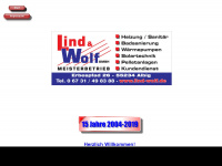 lind-wolf.de Webseite Vorschau