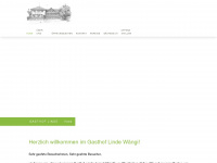 linde-waengi.ch Webseite Vorschau