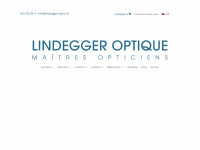 lindegger-optic.ch Webseite Vorschau