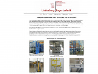 lindenberg-lagertechnik.de Webseite Vorschau