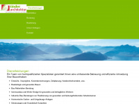 linderarchitektur.ch Webseite Vorschau