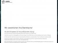 lindersteinbau.at Webseite Vorschau