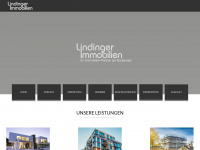 lindinger-immobilien.de Webseite Vorschau