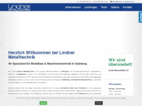 lindner-metalltechnik.at Webseite Vorschau