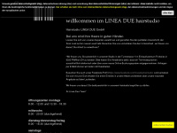 lineadue.ch Webseite Vorschau