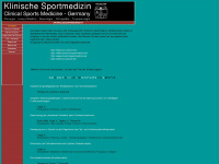 link-klinische-sportmedizin.de Webseite Vorschau