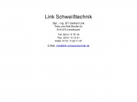 link-schweisstechnik.de Webseite Vorschau