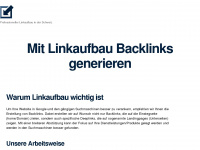 linkaufbau.ch Webseite Vorschau