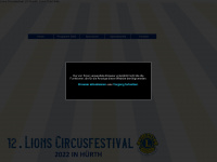lions-zirkus.de Webseite Vorschau
