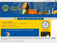 lionsclub-dinkelsbuehl.de Webseite Vorschau