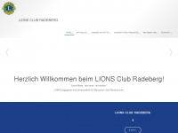 lionsclubradeberg.de Webseite Vorschau