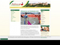 andalusien.info Webseite Vorschau