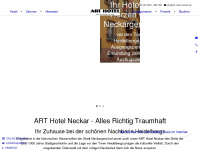 art-hotel-neckar.de Webseite Vorschau