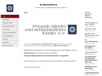 blindekinder.de Webseite Vorschau