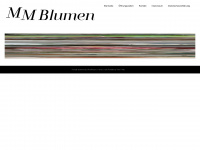 mm-blumen.de Webseite Vorschau