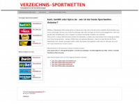 verzeichnis-sportwetten.de Webseite Vorschau