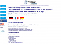 freedomsci.de Webseite Vorschau