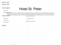 hotel-st-peter.de Webseite Vorschau