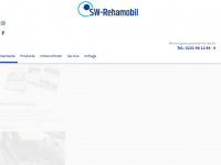 sw-rehamobil.de Webseite Vorschau