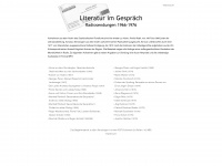 literatur-im-gespraech.de Webseite Vorschau