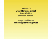 literaturagent.at Webseite Vorschau