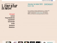 literaturimnebel.at Webseite Vorschau