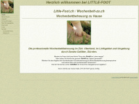 little-foot.ch Webseite Vorschau