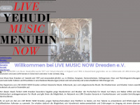 livemusicnow-dresden.de Webseite Vorschau