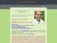 livinginhealth.de Webseite Vorschau