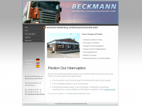 lkw-beckmann.de Webseite Vorschau