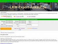 lkw-export-ankauf.de Webseite Vorschau