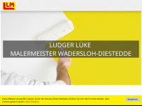 malermeister-lueke.de Webseite Vorschau