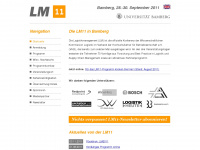 lm2011.de Webseite Vorschau