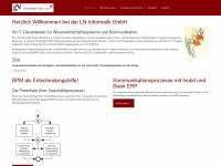 ln-informatik.de Webseite Vorschau