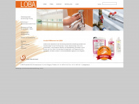loba.ch Webseite Vorschau