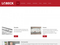 lobeck-verwaltungen.de Webseite Vorschau